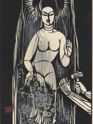 【切り絵】風流仏　幸田露伴