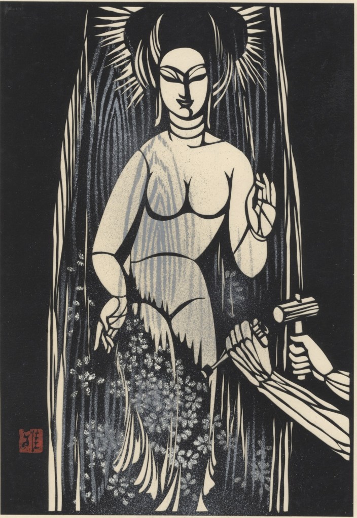 【切り絵】風流仏　幸田露伴