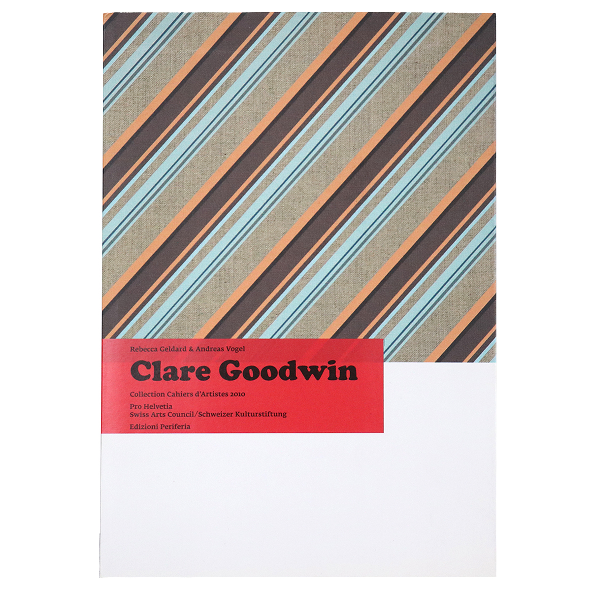 Clare Goodwin: Collection Cahiers d'Artistes 2010