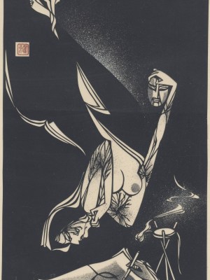 【切り絵】修禅寺物語 岡本綺堂