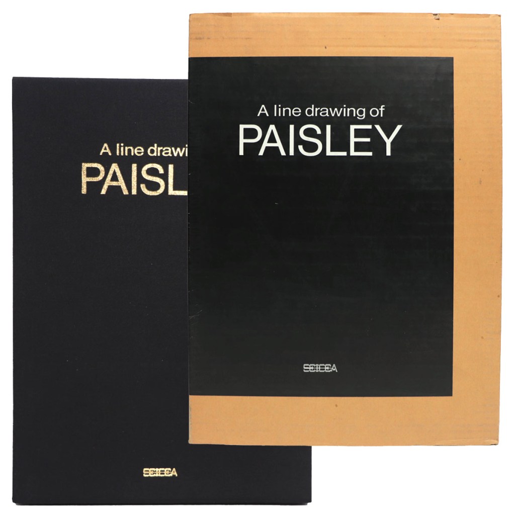 A line drawing of PAISLEY