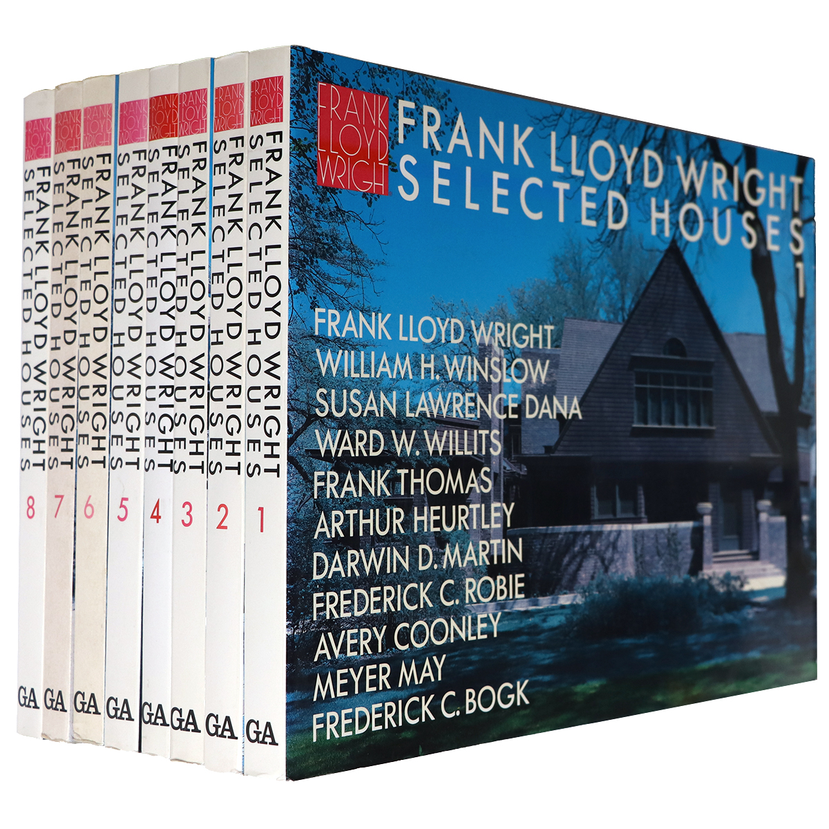 Frank Lloyd Wright Selected Houses　フランク・ロイド・ライトの住宅　全8巻揃