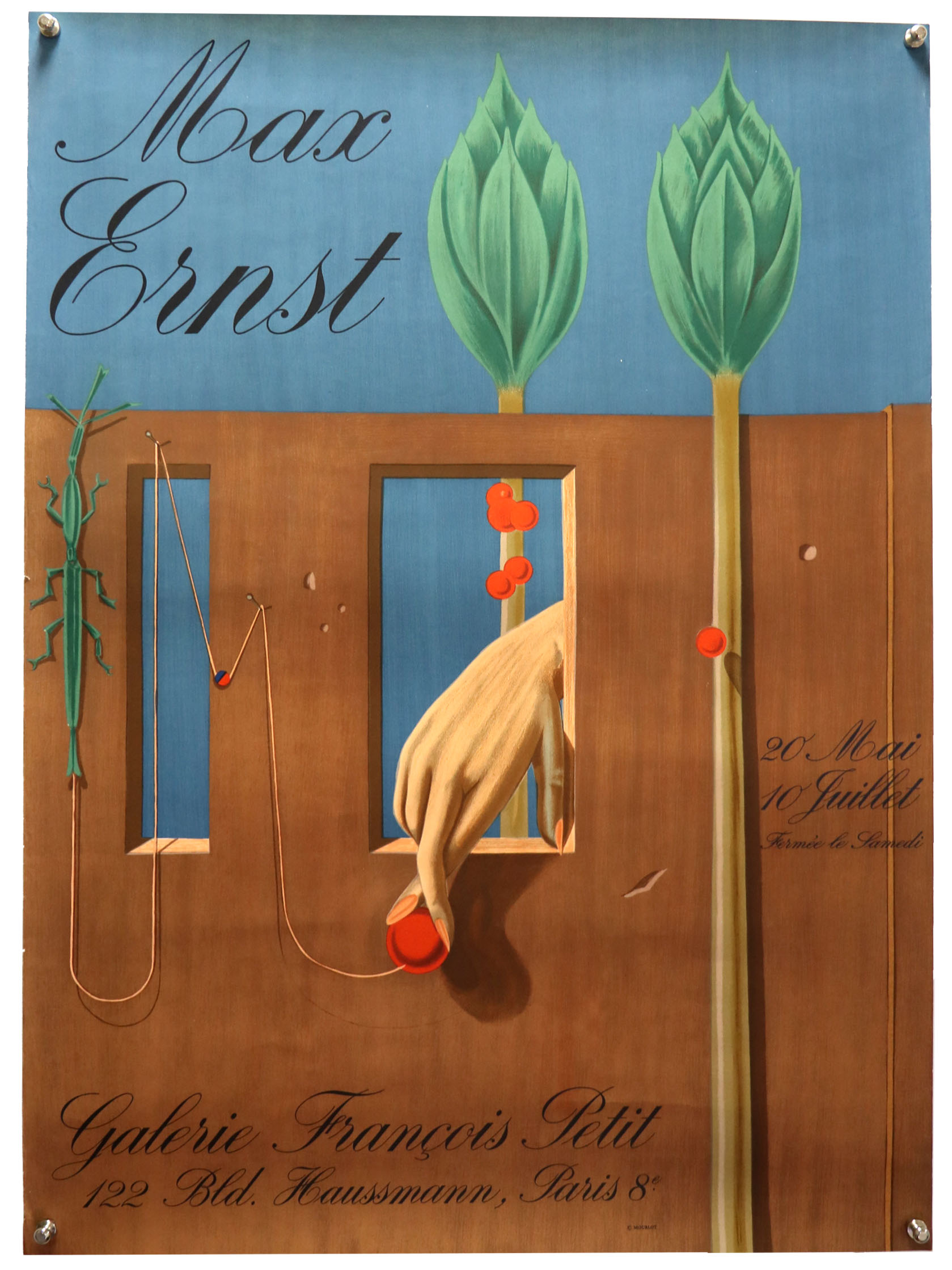 【ポスター】Max Ernst: Galerie François Petit