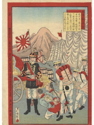 【浮世絵・錦絵】日清戦争記　五