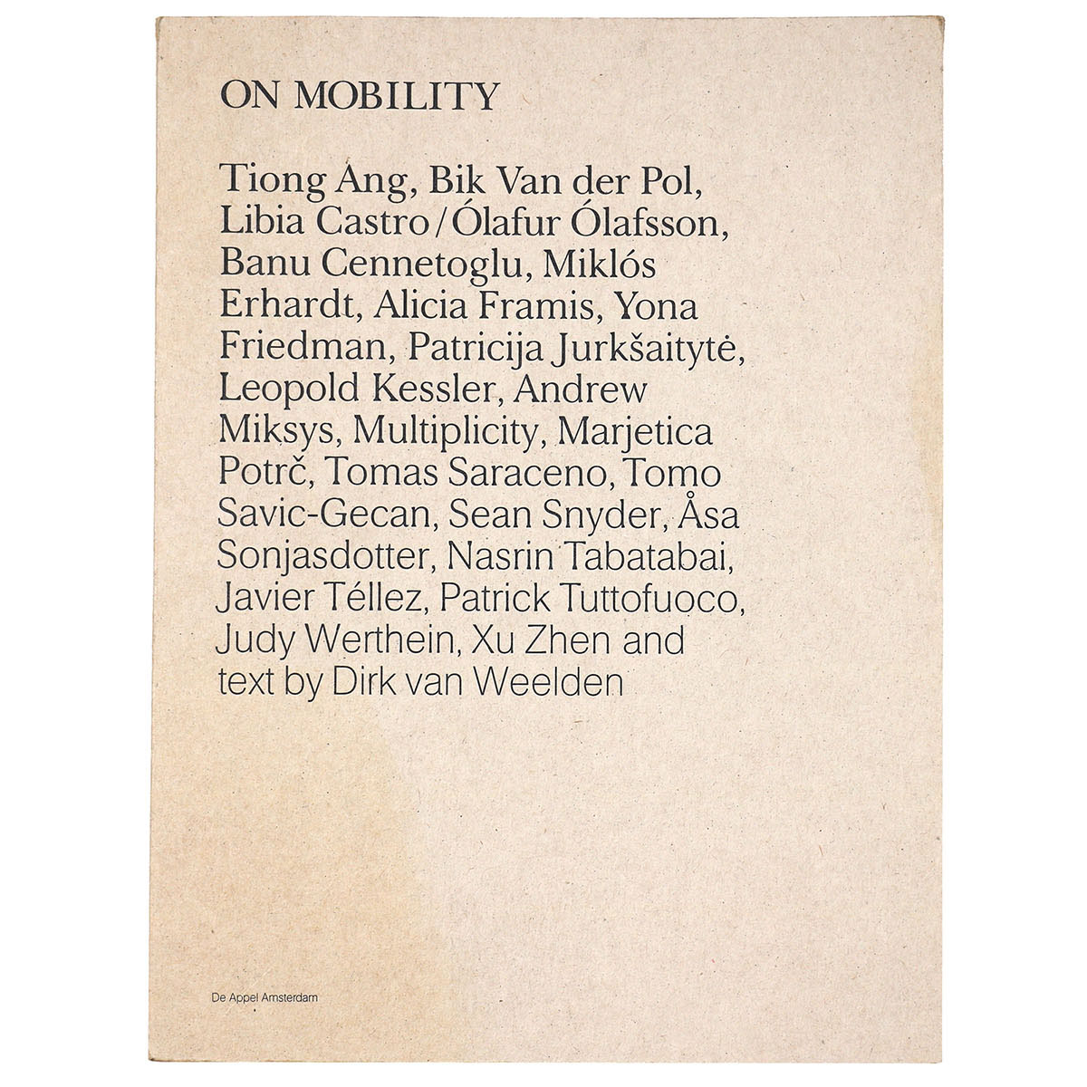 On Mobility